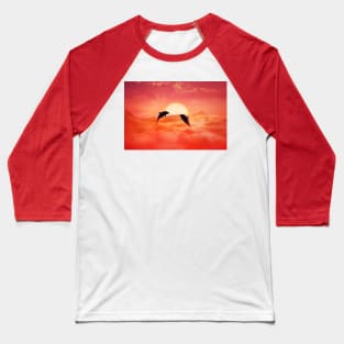 flying dolphins Baseball T-Shirt